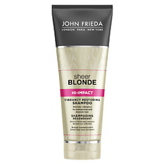 JOHN FRIEDA Восстанавливающий шампунь для сильно поврежденных волос Sheer Blonde HI-IMPACT 250 мл