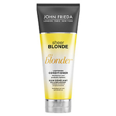 JOHN FRIEDA Кондиционер осветляющий для натуральных, мелированных и окрашенных светлых волос Sheer Blonde Go Blonder 250 мл