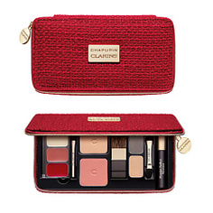 CLARINS Набор для праздничного макияжа Palette de Maquillage Chapurin 0,8 г; 0,8 г; 0,8 г; 5 г; 5 г; 3 мл; 2х1,4 г