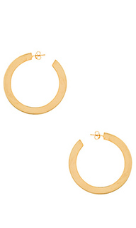 Серьги-кольца flat out - joolz by Martha Calvo