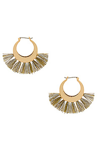 Серьги-кольца palm - Rebecca Minkoff