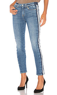 Джинсы с вывернутыми лампасами roxanne ankle - 7 For All Mankind