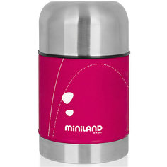 Термос для еды в сумке Miniland SOFT THERMO FOOD 600 мл, розовый