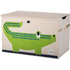Сундук для хранения игрушек Крокодил (Green Crocodile), 3 Sprouts