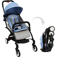 Прогулочная коляска Sweet Baby Mamma Mia Linen Dubai, голубая