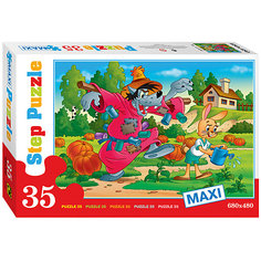 Пазл Maxi Step Puzzle "Ну, погоди!", 35 элементов