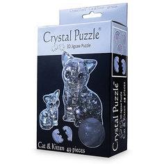 3D головоломка Кошка Черная Crystal Puzzle