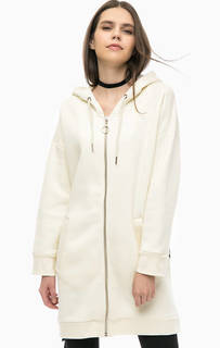 Туника-толстовка молочного цвета Pinko