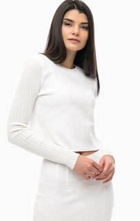 Белый укороченный джемпер Pinko