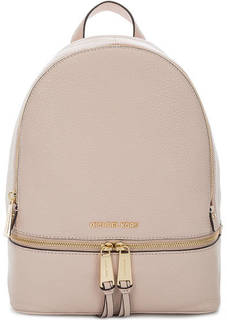 Розовый рюкзак из натуральной кожи Michael Michael Kors