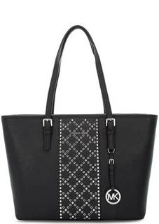 Кожаная сумка в форме трапеции Michael Michael Kors