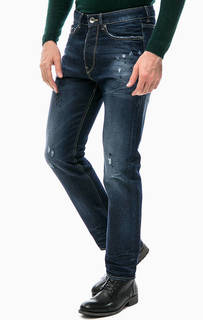 Рваные джинсы с застежкой на болты Gas