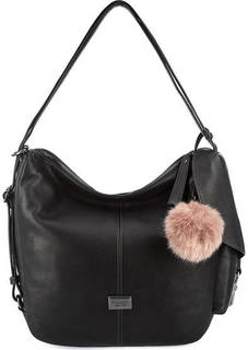 Черная сумка из мягкой кожи Picard