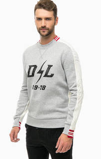 Свитшот с контрастной спинкой Diesel