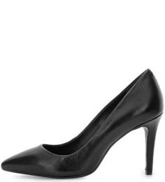 Черные туфли из натуральной кожи на высоком каблуке Bronx