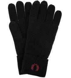 Шерстяные перчатки с логотипом бренда Fred Perry