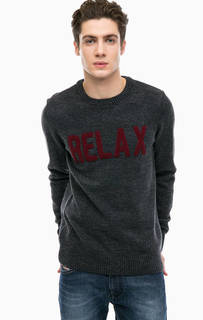 Серый свитер с нашивками Mavi