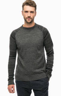 Серый джемпер с круглым вырезом Mavi