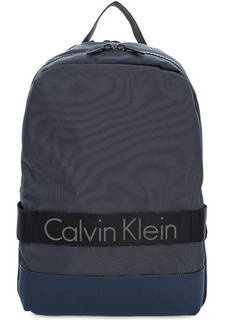 Синий текстильный рюкзак с отделением для ноутбука Calvin Klein Jeans
