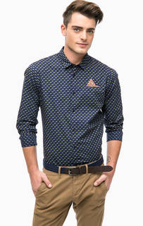 Хлопковая рубашка с нагрудным карманом Scotch&Soda