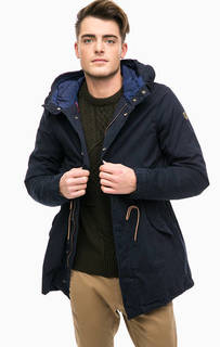 Утепленная парка синего цвета Scotch&Soda