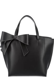 Сумка из гладкой кожи с плечевым ремнем Tosca BLU