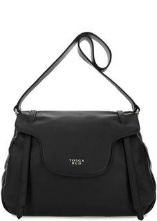 Кожаная сумка с длинной ручкой Tosca BLU