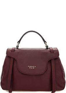 Кожаная сумка-рюкзак с откидным клапаном Tosca BLU