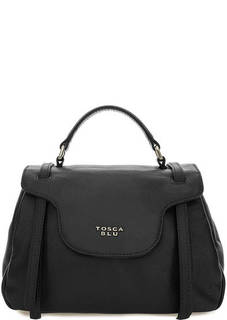 Кожаная сумка-рюкзак с откидным клапаном Tosca BLU