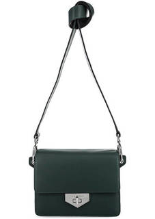 Маленькая кожаная сумка с замшевой вставкой Tosca BLU