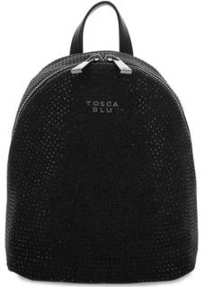 Текстильный рюкзак с отделкой стразами Tosca BLU