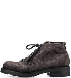 Замшевые ботинки серого цвета O.X.S.