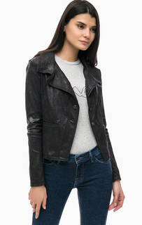 Черный пиджак с карманами MET