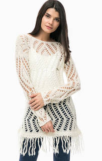 Ажурная туника молочного цвета MET