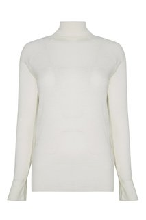 Водолазка из шерсти и хлопка белая Haider Ackermann