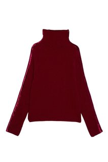 Свитер из кашемирового микса бордовый Haider Ackermann