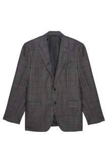 Шерстяной костюм-двойка серый Canali