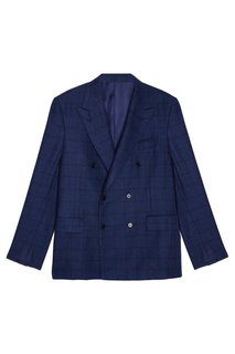 Двубортный шерстяной пиджак Canali