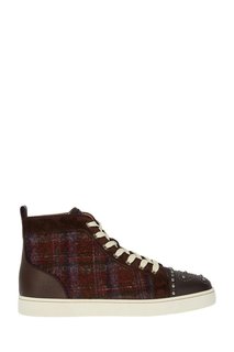 Кеды из кожи и альпаки Lulu Flat Christian Louboutin