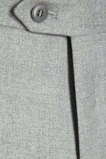 Шерстяные брюки серые Brioni