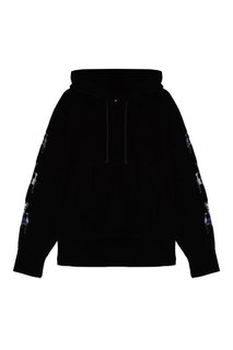 Худи с принтом на рукавах Junya Watanabe
