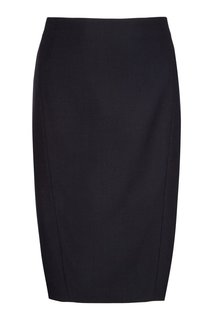 Однотонная юбка Hugo Boss