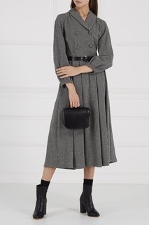 Шерстяное платье в клетку Loom Moscow