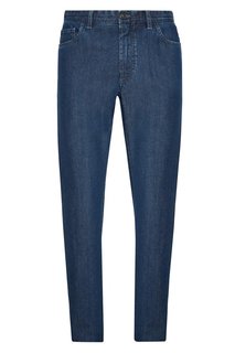 Джинсы из фактурного хлопка Brioni