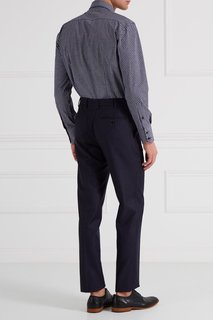 Темно-синие брюки из шерсти Billionaire