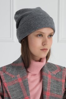 Серая кашемировая шапка Tegin