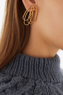 Серьги позолоченные Joidart Barcelona