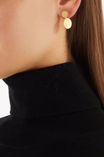 Позолоченные серьги-круги Joidart Barcelona