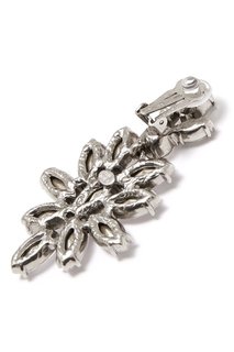 Серьги-клипсы с кристаллами Oscar de la Renta