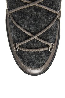 Ботинки-луноходы из шерсти и кожи Ynaff Moncler